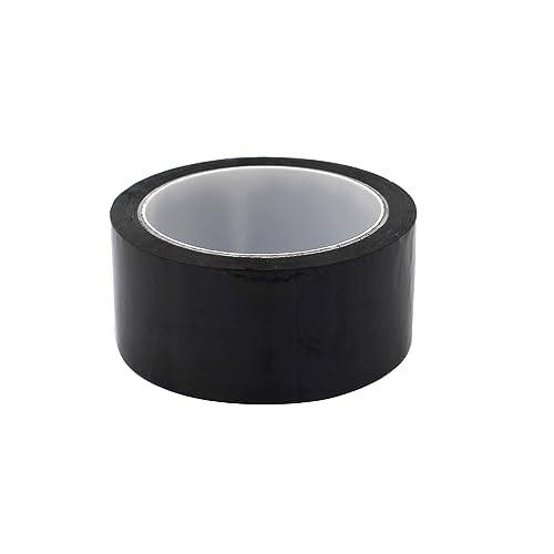 Image of Single Sided Self Adhesive Polyester Film Tape High-Temperature Resistance, Flame Retardant [for Motors, Capacitors ] - 50mmx50m /Black