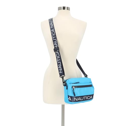 Image of Nautica Nylon Bean crossbody /Belt Bag adjustable shoulder strap