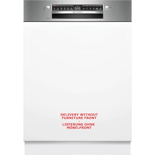 Lavavajillas Bosch Serie 4 parcialmente integrado, 60 cm, acero inoxidable, SMI4HTS00E