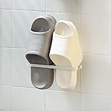 Soportes de Zapatillas Multifuncionales: Zapatero de pared se pueden usar en porches, pasillos, dormitorios, salas de estar o pasillos. Multiusos, puede contener varios artículos, incluidos zapatos, botas, plantas, libros, decoraciones, toallas, accesorios de baño, usar el espacio de la esquina libera espacio, es conveniente de usar, es hermoso y práctico.