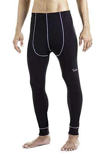 Preisvergleich Produktbild XAED Thermo Skiunterwäsche Herren Hose Lang, Schwarz, M