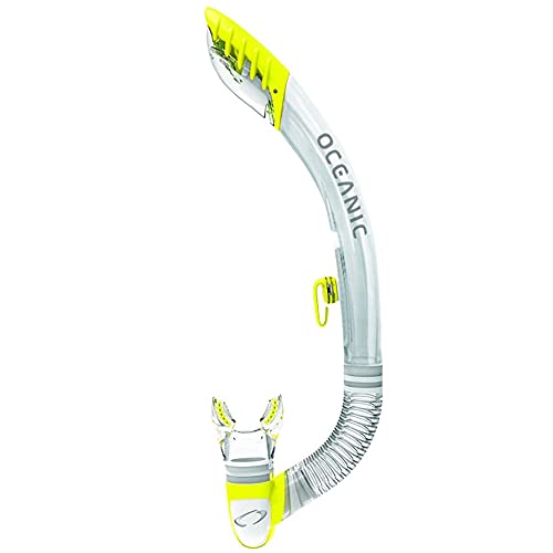 Oceanic Ultra Dry 2 Snorkel Clear Yellow con tecnología de sellado seco y purga rápida