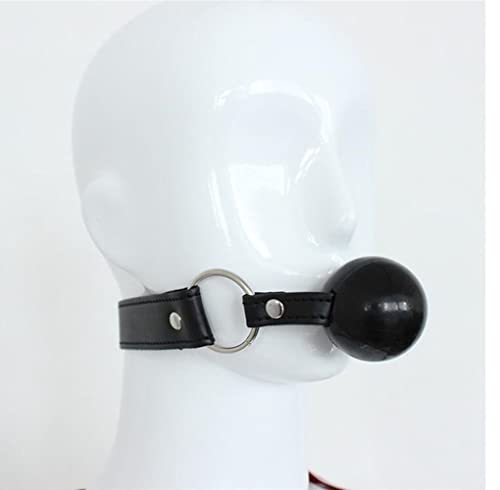 Boule G en caoutchouc 40 mm, a/g en plastique transparent, réglable et collier en cuir pour le yoga sportif Cover