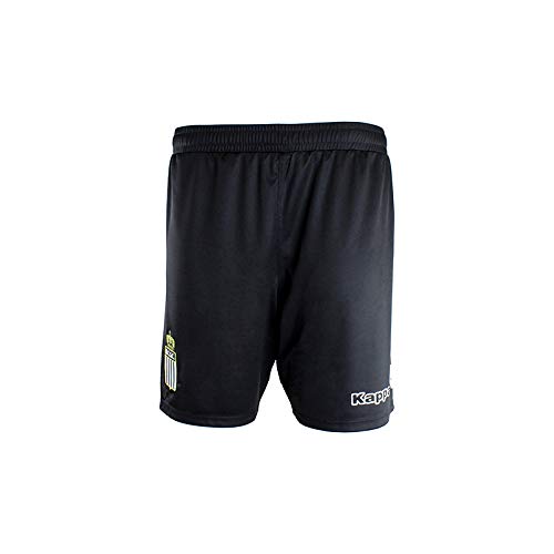 Kappa Authentic Bakit – Sudadera con capucha - 304IDA0-1, S, Negro-blanco