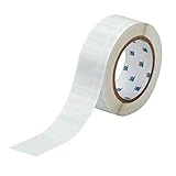 2,5 x 1 cm Brady THT-163-492-3 1 avec flacon de 0,375 mm de diamètre, étiquette supérieure largeur x 0,375 hauteur, polyester B-492, finition mate blanche Freezerbondz pour imprimante à transfert thermique