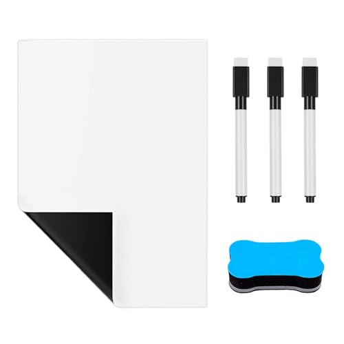 Tableau Magnetique Frigo,Tableau Aimanté Frigo Blanc Magnetique 21×30cm