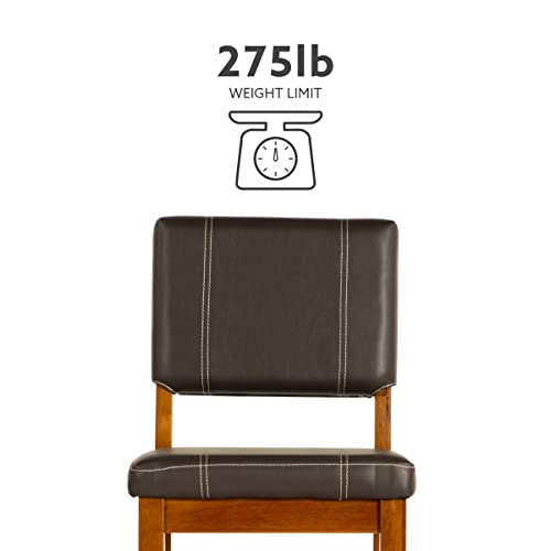 Linon 0211VBRN121-01-KD Home Decor Milano Bar Stool thumb #4