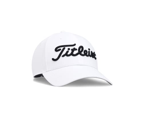 Bonnet de golf Titleist femme blanc noir accessoire textile sport hiver chaud confortable