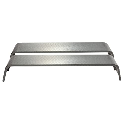 image for ECOTRIC Steel 14 Gauge Diamond Tread Plate Tandem Axle Trailer Fenders