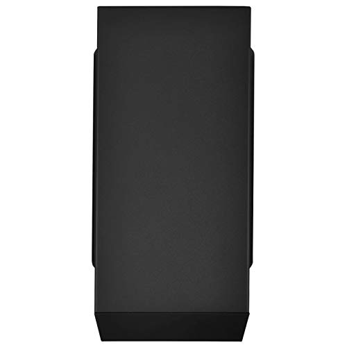 SilverStone SST-PS16B - Precision Mini Tower Micro-ATX Computer Gehäuse, geräuscharm, schwarz