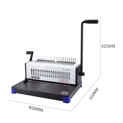 Relieuse à peigne de bureau machine à relier SD-220B A4 21 trous - 4