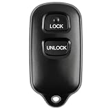 KeylessOption Fob for 1999-2008 Toyota Camry Solara Sienna Corolla Matrix Keyless Entry Remote, 2-Button Panic GQ43VT14T, Self Programming, NOT a Key Duplication Machine, Programming Guide Included