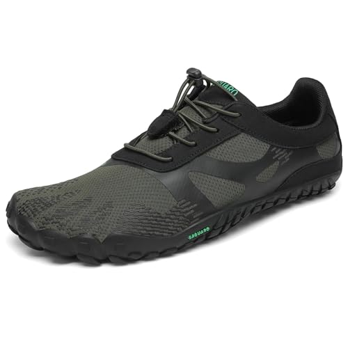 Image of SAGUARO Womens Mens Barefoot Shoes Minimalist Trail Runner Wide Toe Box Zero Drop Outdoor Cross Training Shoe