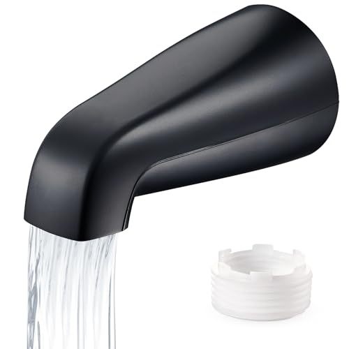Fosenlion Universal Bathtub Faucet Spout, Matte Black