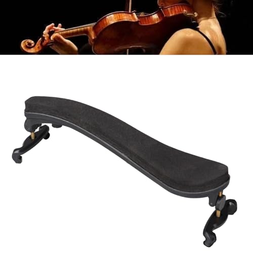 Violin Shoulder Rest for 1/2 Size, Collapsible and Height Adjustable Feet, Universal Type Parts Soft Easy to use, High Strength Sponge, Easy use for Kids Beginners