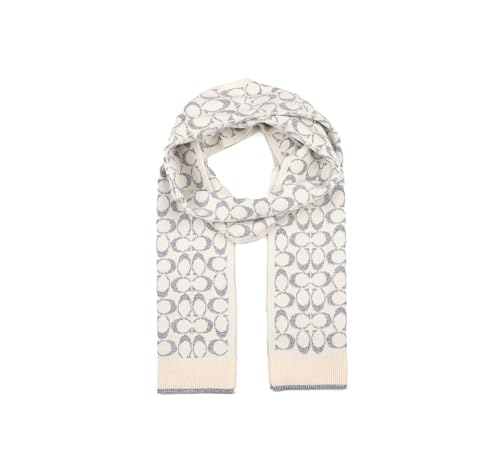 Coach METALLIC SIG C KNIT SCARF