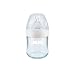NUK Simply Nautral Glass Baby Bottle, Clear, 4oz 1pk