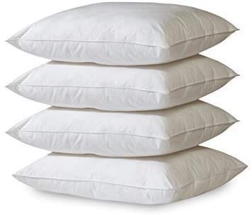 Apiando - 4er Set 40 x 40 cm Premium Kissen mit Federfüllung - Allergiker...