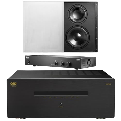 Image of OSD Audio Cinematic Surround Sound Kit - HTA7200 7-Channel 210W Home Theater Amp, 500W Subwoofer Amplifier & in-Wall Dual Woofer Sub for Powerful Surround Sound