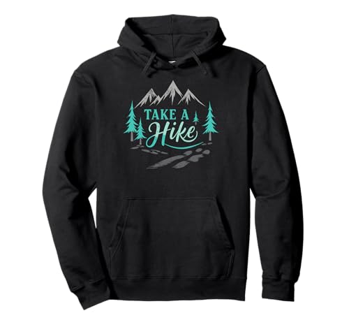 Funny Vintage Mountain Hiking Hoodie