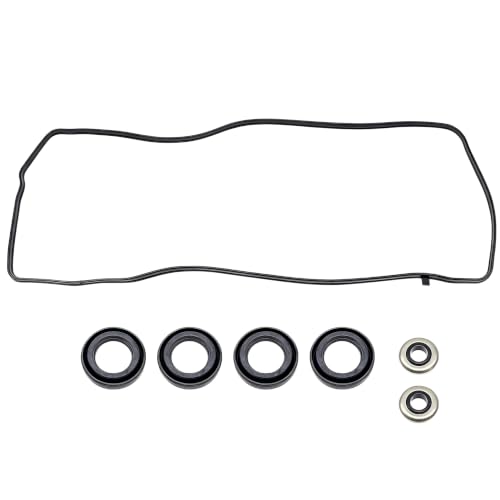 Image of HiSport Valve Cover Gasket - Compatible with Pontiac Vibe 2009-2010 Compatible with Scion iM 2016 xD 2008-2014 Compatible with Toyota Corolla 2009-2017 Matrix 2009-2014 - Replace VS50776R