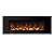Valuxhome 50 Inches Fireplace Wall Mounted, Electric Fireplace Heater 1500W with Remote Control, Timer, Thermostat, White