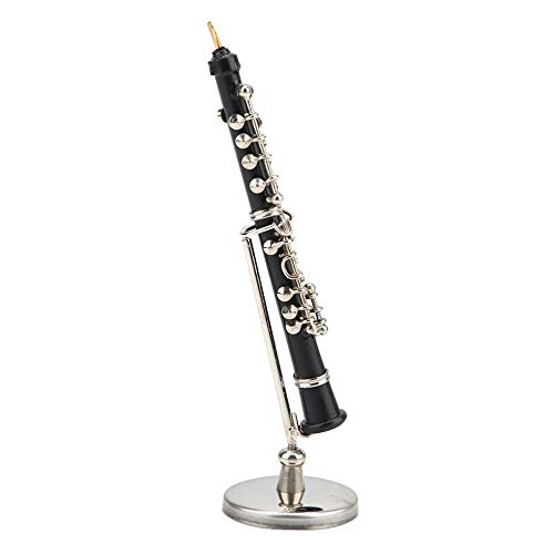 Sheens Mini Oboe Instrument Model, Miniature Metal Instrument Model Display For Home Decor Christmas Music Lovers Best Gift #TOP6