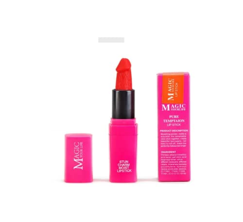 Generisch Rossetto impermeabile per addio al celibato, rossetto per feste di addio al celibato, rossetto funny gift, bride to be, rossetto colorato jga (Red Velvet)
