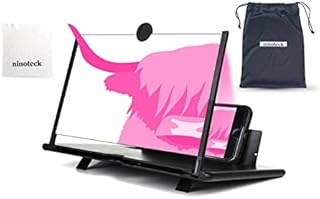 NINOTECK UK Brand - Screen Magnifier for iPhone & all Smartphone, Phone Screen Magnifier Screen to Enlarger Magnifying and Amplifier, Mobile Phone Screen, Gadgets for Teenagers boys