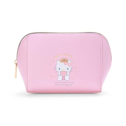 Sanrio 619710 Hello Kitty Pouch, Hello Kitty, 7.5 x 2.8 x 4.7 inches (19 x 7 x 12 cm), Crushing Tiara Series, Character 619710