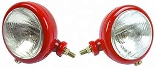 Faros delanteros de 12 V (RH-LH), color rojo para David Brown Head Lamp Tractores 880 920x modelos y más