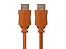 Monoprice 6ft 28AWG High Speed HDMI Cable w/Ferrite Cores - Orange