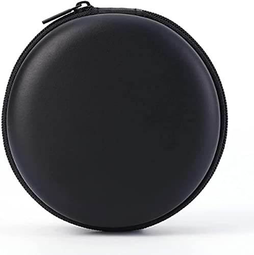 Image of Hard Shell Earphone Case - Shockproof Zipper Pouch for Earphones, Headphones, USB Drives, SD Cards & Small Mobile Accessories | Portable Carrying Case for Travel & Daily Use