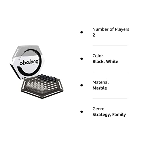 University Games Abalone Marble Strategy Game,Black #TOP6