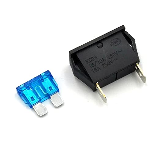 Support de fusible automobile KCD3 2pin carte à souder avec fusible 250v 30A