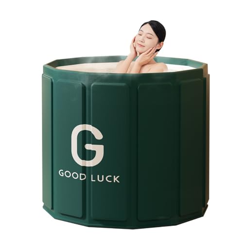 EVREFIN �|�[�^�u���܂肽���݃o�X�^�u ��l�p�X�p�o�X�^�u �o�X���[���A�L�����v�A�v���X�`�b�N���X�C�~���O�v�[���A�ƒ�p�A�V�����[�ɍœK (�q�[�^�[�t���J�o�[���f��,80cm)