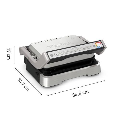 Tefal OptiGrill 4in1 Kontaktgrill mit Backschale und 9 Programmen