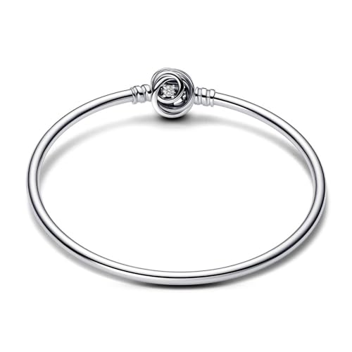 PANDORA Moments Encircled Clasp Bangle2