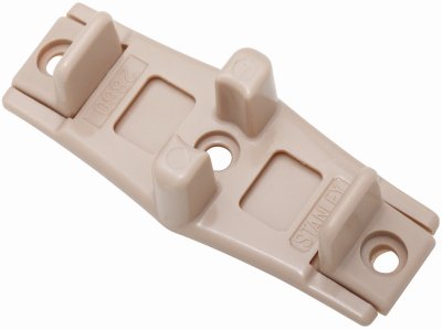 Guide de porte coulissante au sol Spectrum Brands N344-846 tan 5 pour quincaillerie de grange