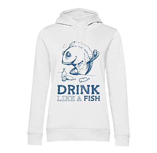 Sweat à capuche Drink Like a Fish idéal pour vos soirées apéro et sorties au bar
