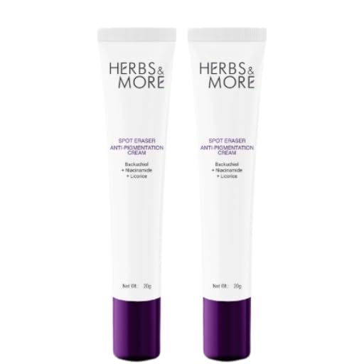 Herbs & More Spot Eraser Anti-Pigmentation Cream, Bakuchiol + Niacinamide + Liquorice, 20g, Pack of 2-image-9
