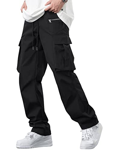 DIDK Herren Hosen Cargohose Locker Pants Männer Jogger Cargo Hosen...