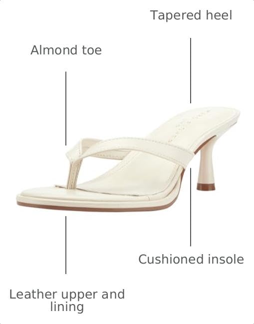 Marc Fisher LTD Women's Antonia, Cream Leather, 8.5, Medium by Marc Fisher LTD - Used condition - Image 3