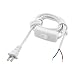 uxcell® White US Plug AC110V AC250V Lamp Power Cord Inline Button Switch 1.8M
