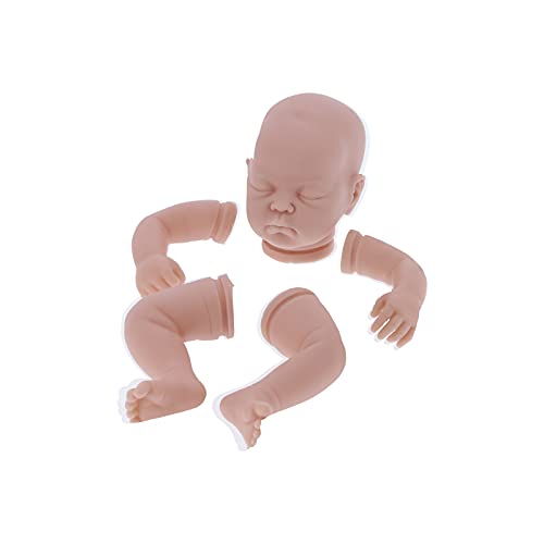 Kit de muñeco realista sin pintar con molde de silicona y PVC seguro 3
