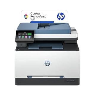 HP Color LaserJet Pro 3302sdw, 499Q6F, Imprimante Multifonction A4, Impression Recto Verso Automatique, 25ppm N/B et Couleur, USB, Ethernet, Wi-FI, Copie, Numérisation, ADF 50 Feuilles, Smart, Bleu