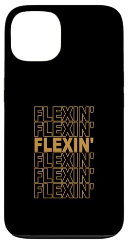 �u���E���J���[ Flexin' On Repeat Brown Graphic �X�}�z�P�[�X iPhone 13 �p
