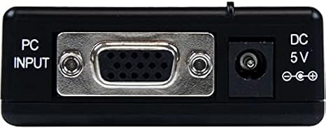 High Resolution VGA to Composite (RCA) or S-Video Converter - PC to TV Video Adapter - 1600x1200 RGB to TV, TAA (VGA2VID)