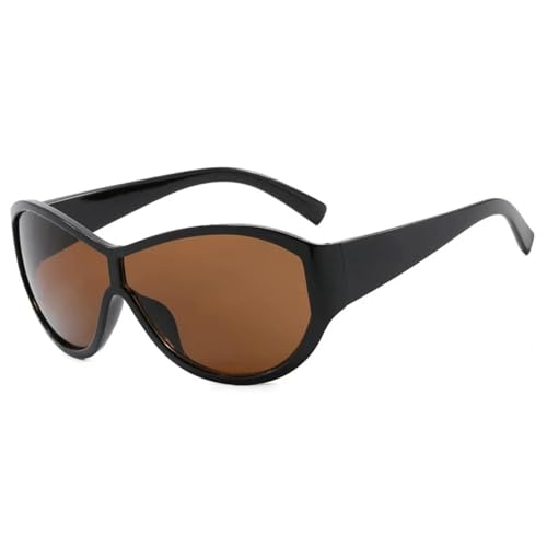 Lunettes de soleil UV400 surdimensionnées de luxe pour hommes et femmes d'extérieur