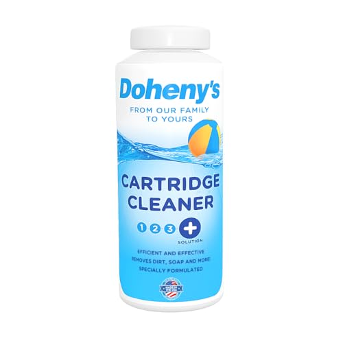 Image of Doheny's Pool Cartridge Filter Cleaner | 100% Professional-Grade | Remove Dirt, Soap, Grease And Film To Clean All Cartridge Elements | For Convenient And Easy Cleaning |